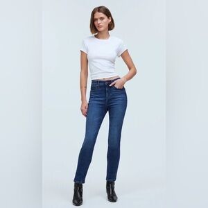 Madewell Stovepipe Denim Jeans in Pendleton Wash 27